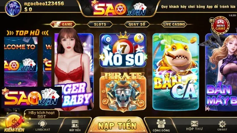 Lô đề SAOWIN 2 Lô đề 3 miền đa dạng, hấp dẫn cho cược thủ