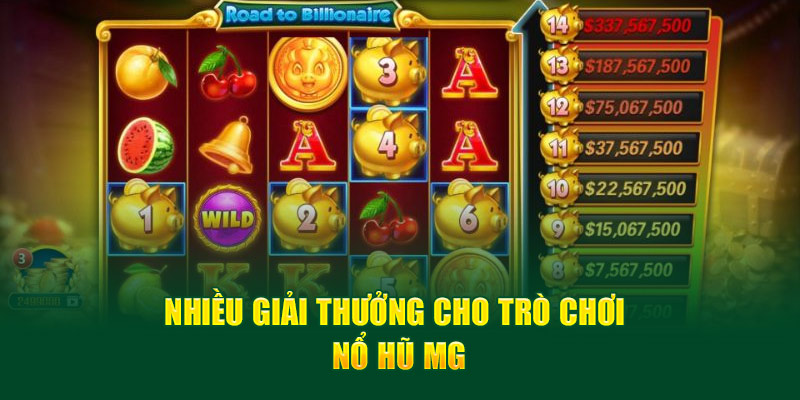 Nổ Hũ MG – Quay Hũ Hấp Dẫn, Thưởng Thắng Lớn 2025 3 Nhiều giải thưởng cho trò chơi Nổ hũ MG